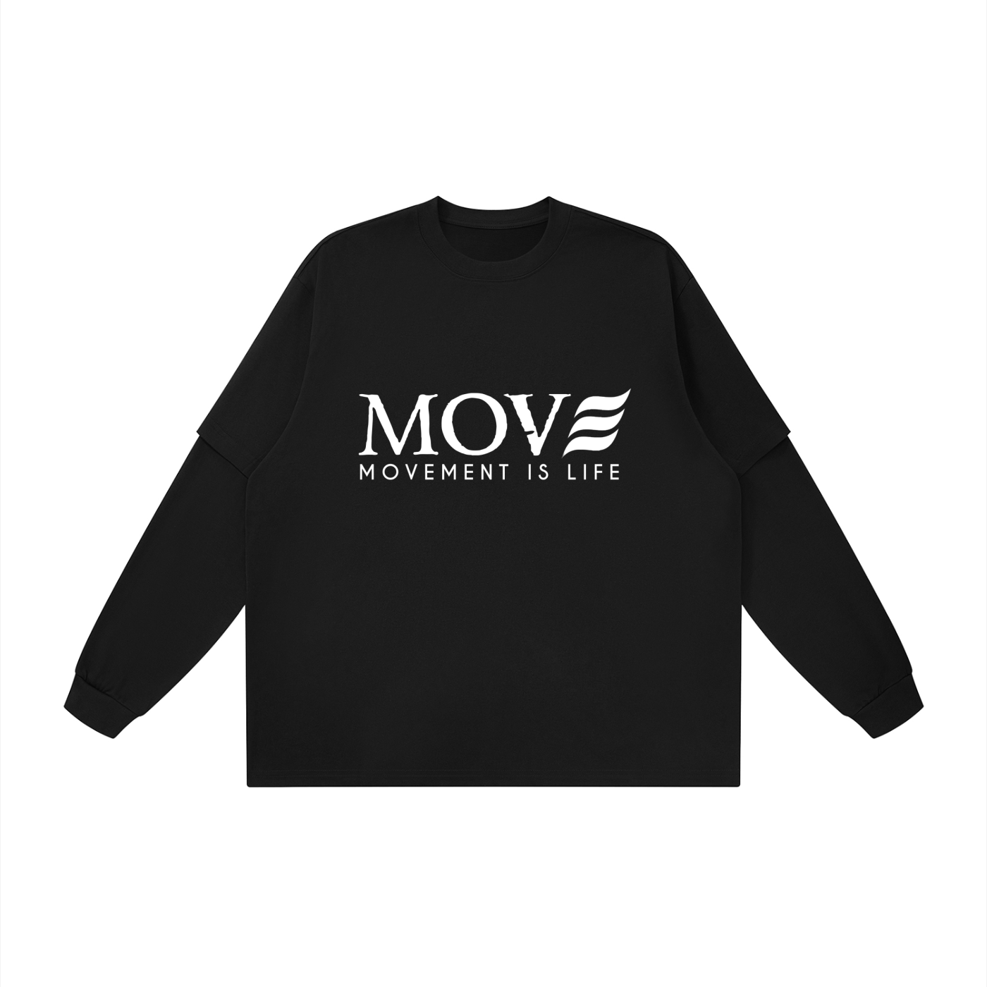 MOVE Layered Oversized T-Shirt