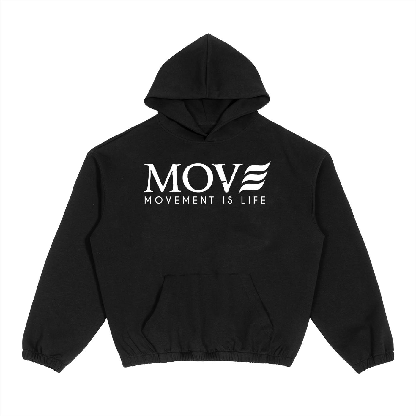 MOVE Boxy Cinched Hem Hoodie