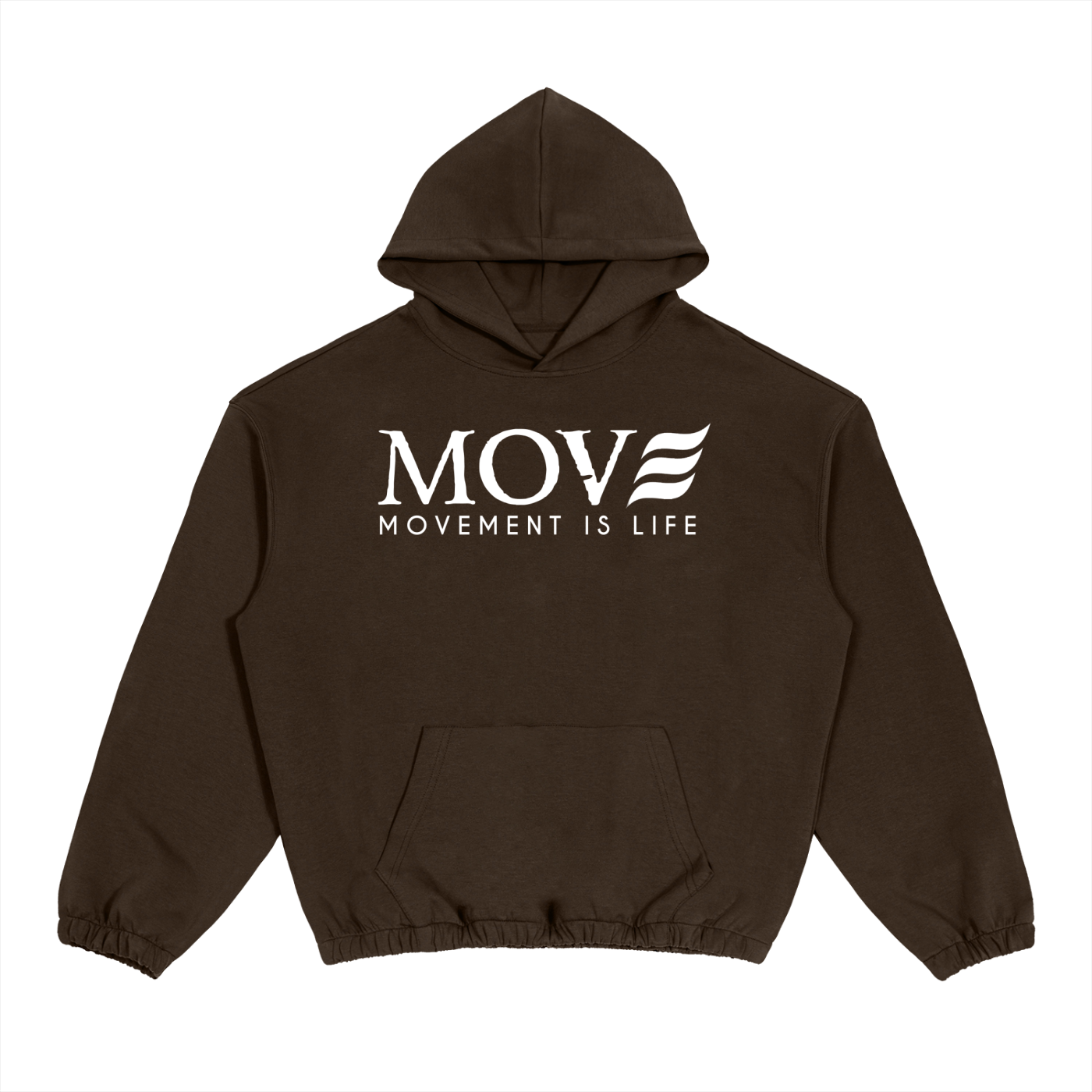 MOVE Boxy Cinched Hem Hoodie