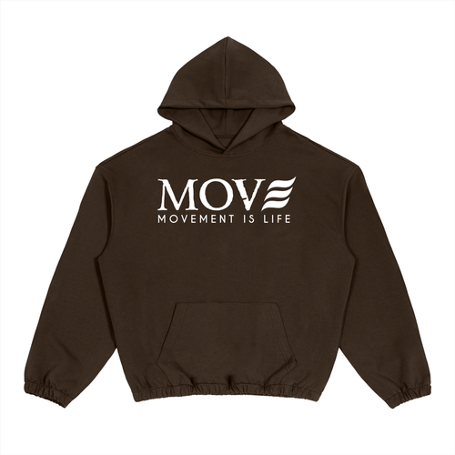 MOVE Boxy Cinched Hem Hoodie